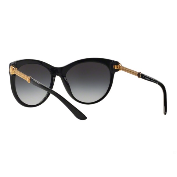VERSACE BLACK MEDUSA CAT EYE SUNGLASSES VE4292 - Picture 5 of 7